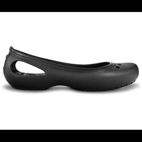 Crocs Women’s Kadee Flat Black sz 4 - Picture 3 of 13